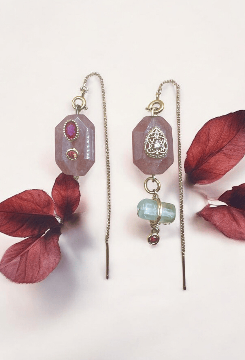 boucles_d'oreilles_pondichery_chaînette