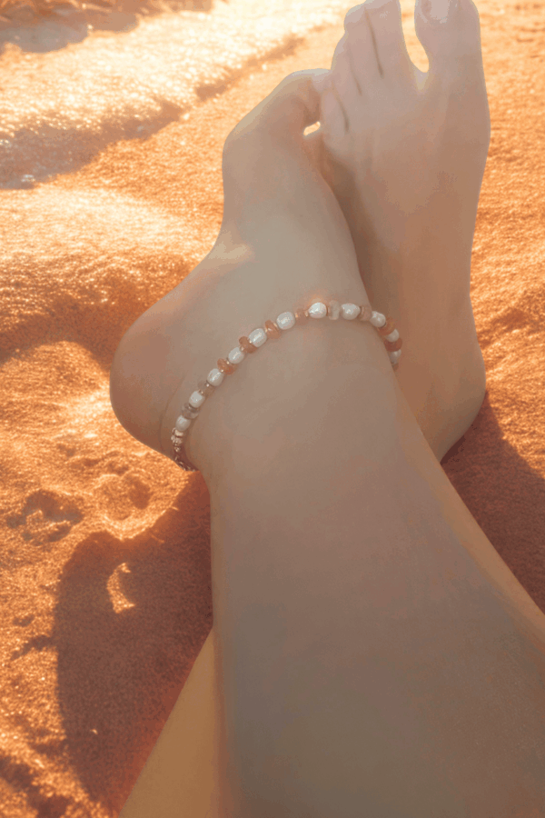 Bracelet de cheville MATMATA sable