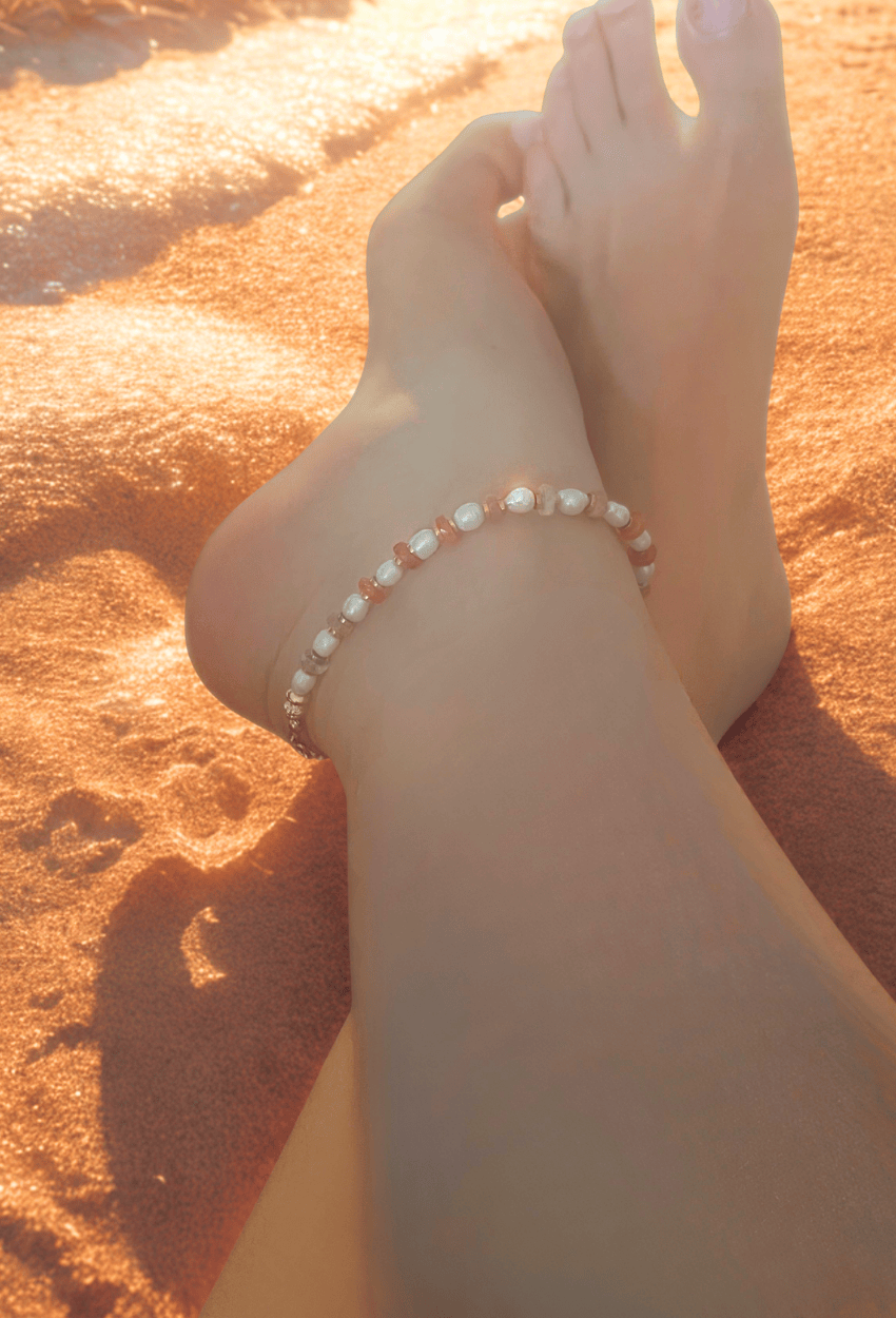 Bracelet de cheville MATMATA sable