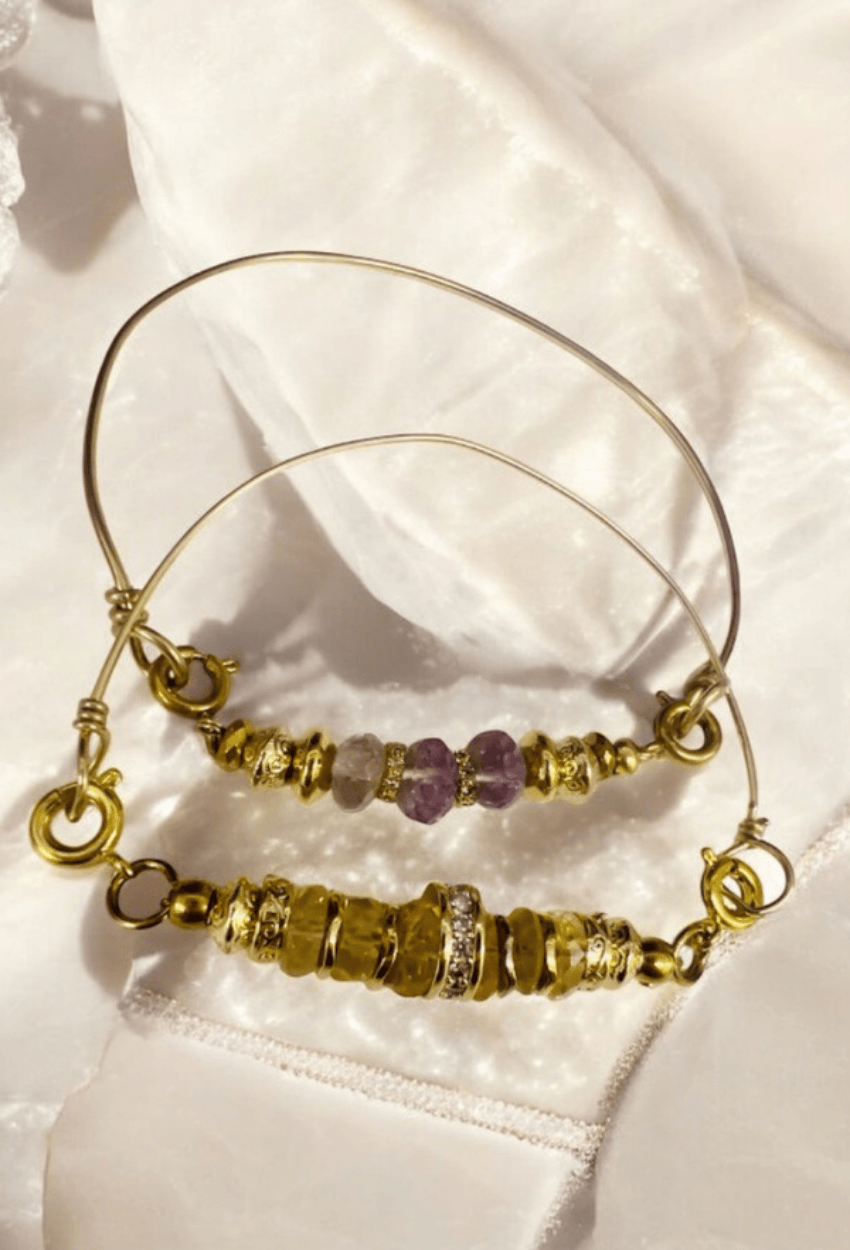 Bracelets-joncs goldfilled et mini-bijoux PRETORIA et RABAT