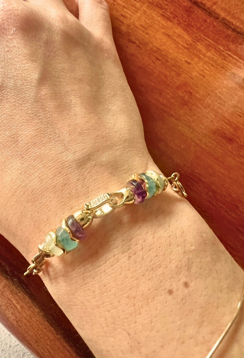 bracelet goldfilled el oued porté