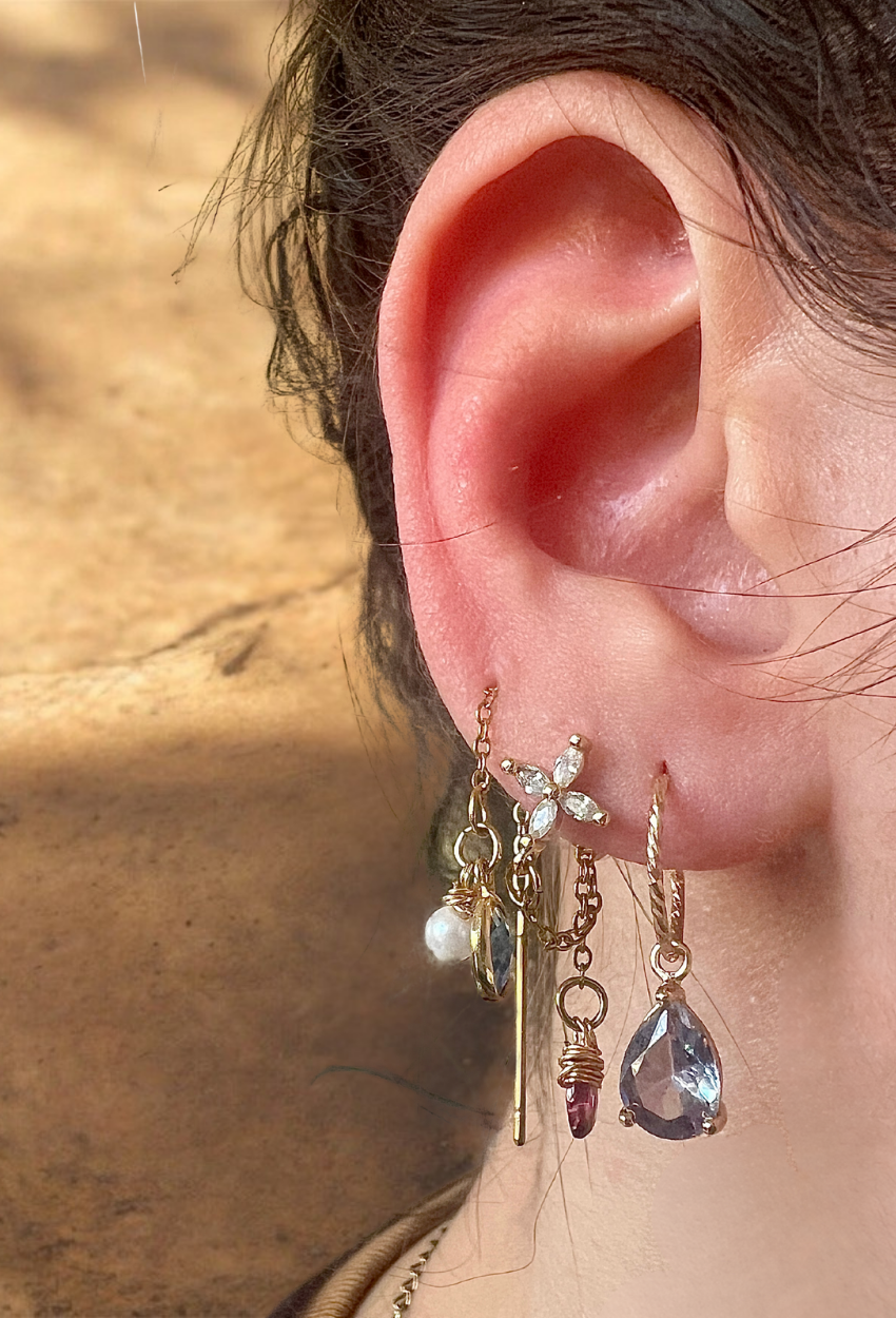 mignardise créole GF diamanté pendentif