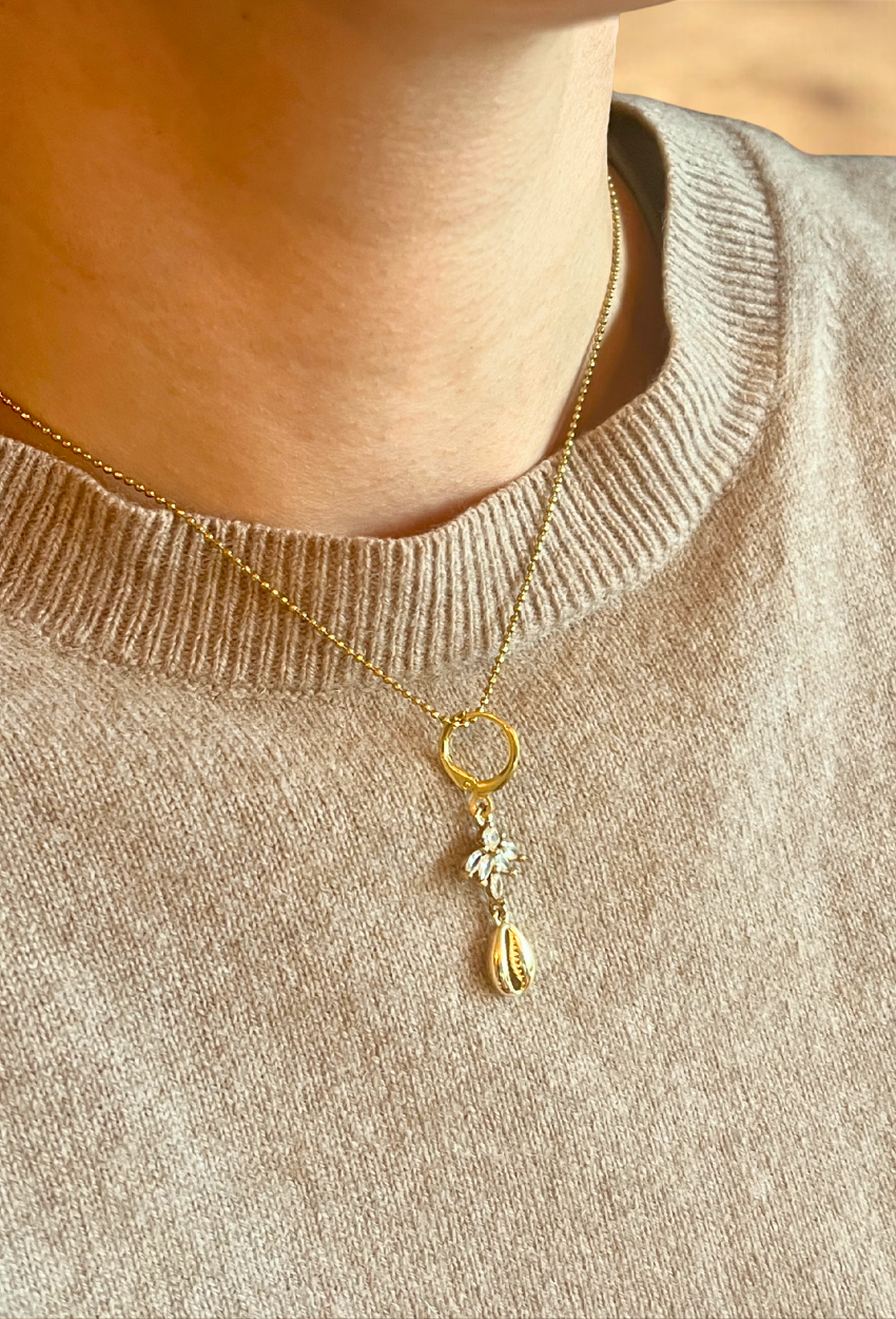 mignardise créole cauri porté