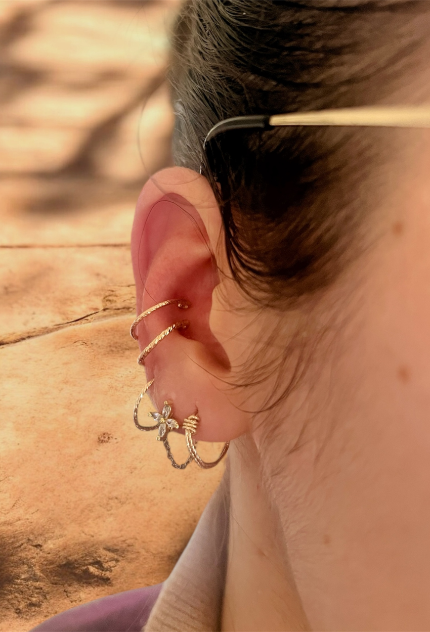 mignardise goldfilled créole ear-cuff 4